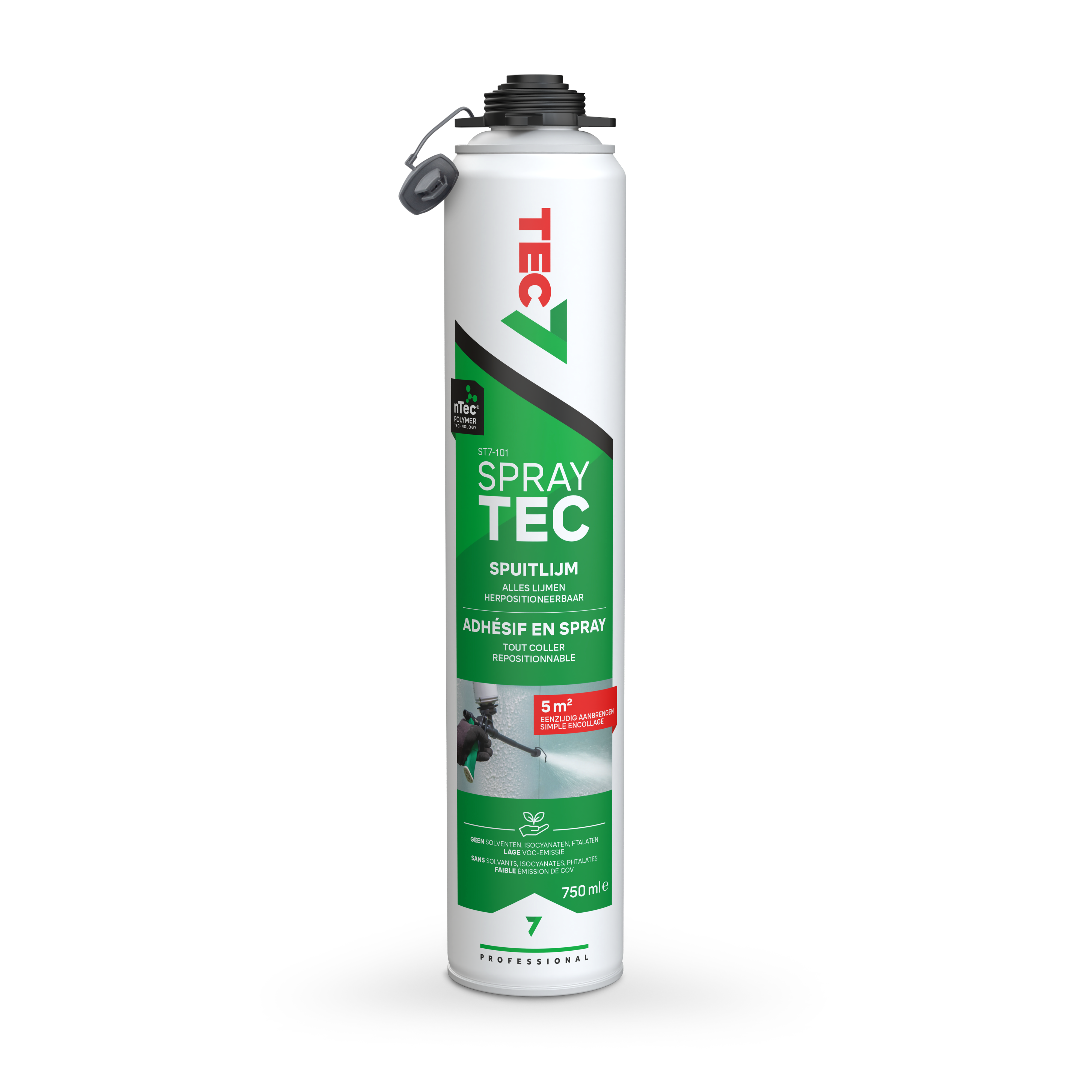TEC7 ST7-101 SprayTec Large Surfaces 750ML 530001000