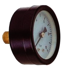 Drukmeter 1/4" achteraansluiting 0 - 10 bar Manometer