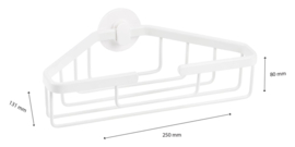 Wire Basket Matt White 25 x 13,1 x 8,1 cm. 3410008