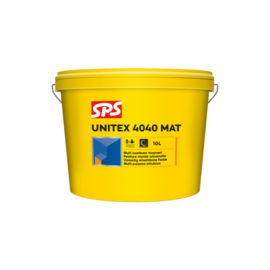 SPS Unitex Muurverf 4040 4 L WIT Bi/Bu