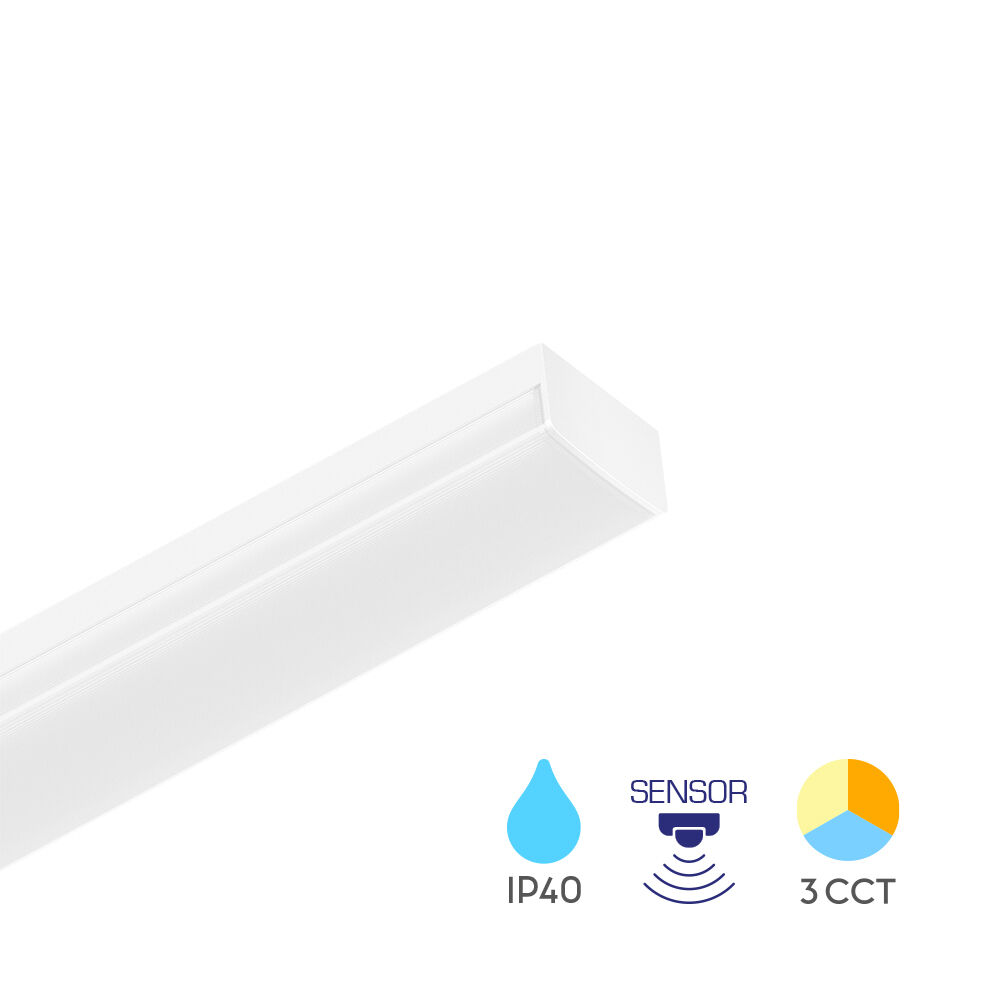 Braytron PROLINE PT 36W 1,2m SNS White 3IN1 LED Batten