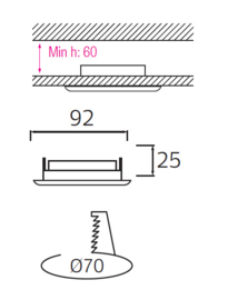 Horoz KARDELEN S GU5.3 Aluminium 0150210050
