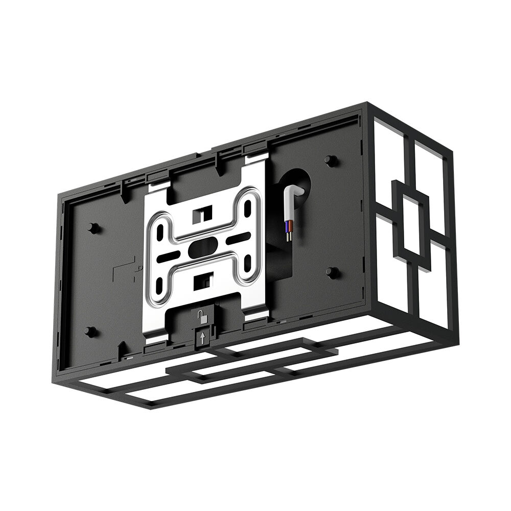 Braytron VENETO A Rectangle Black 10W 3IN1 IP44 Wall Light