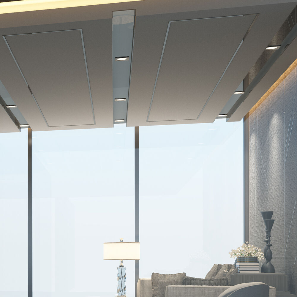 Braytron TETRA SQUARE Black IP54 Downlight For Bathroom