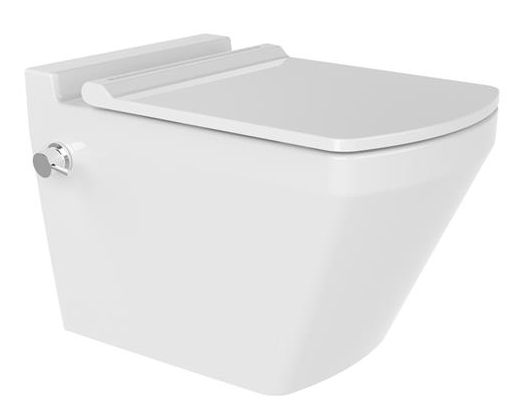 BIEN Neptun Wit Bidet + Kraan Wandcloset Rimless