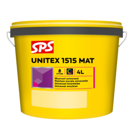 SPS Unitex Muurverf 1515 4 L WIT