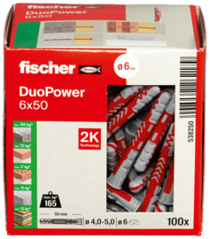 Fischer DuoPower Plug 6x50 (100x) 538250