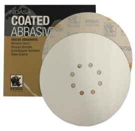 Indasa P40 Rhynogrip White Line Schuurschijf Ø225-H8 (50x)