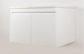 BainArt Badmeubel White 65 cm Deur