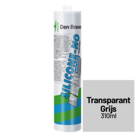 Zwaluw Silicone-No 310 ml. Transparant Grijs 30619413