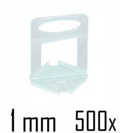 Titan Prof Tile Level Voetstuk 1mm (500x)