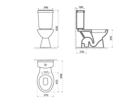 Creavit PA3041 Duoblok WC (AO)