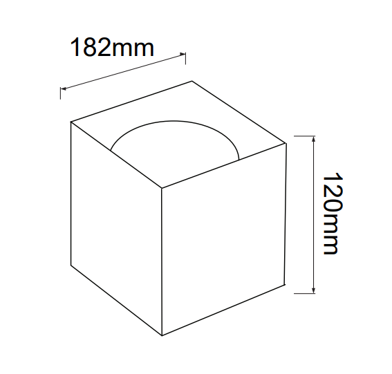 Horoz Sandra White 15W Square 4200K