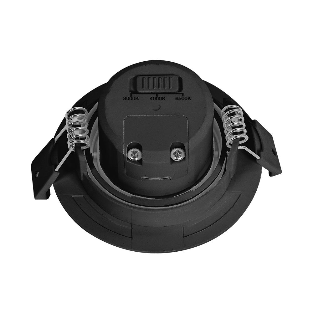 Braytron 7W G3 ROUND BLACK 3IN1 LED Downlight