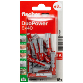 Fischer DuoPower Plug 8x40 K 534994