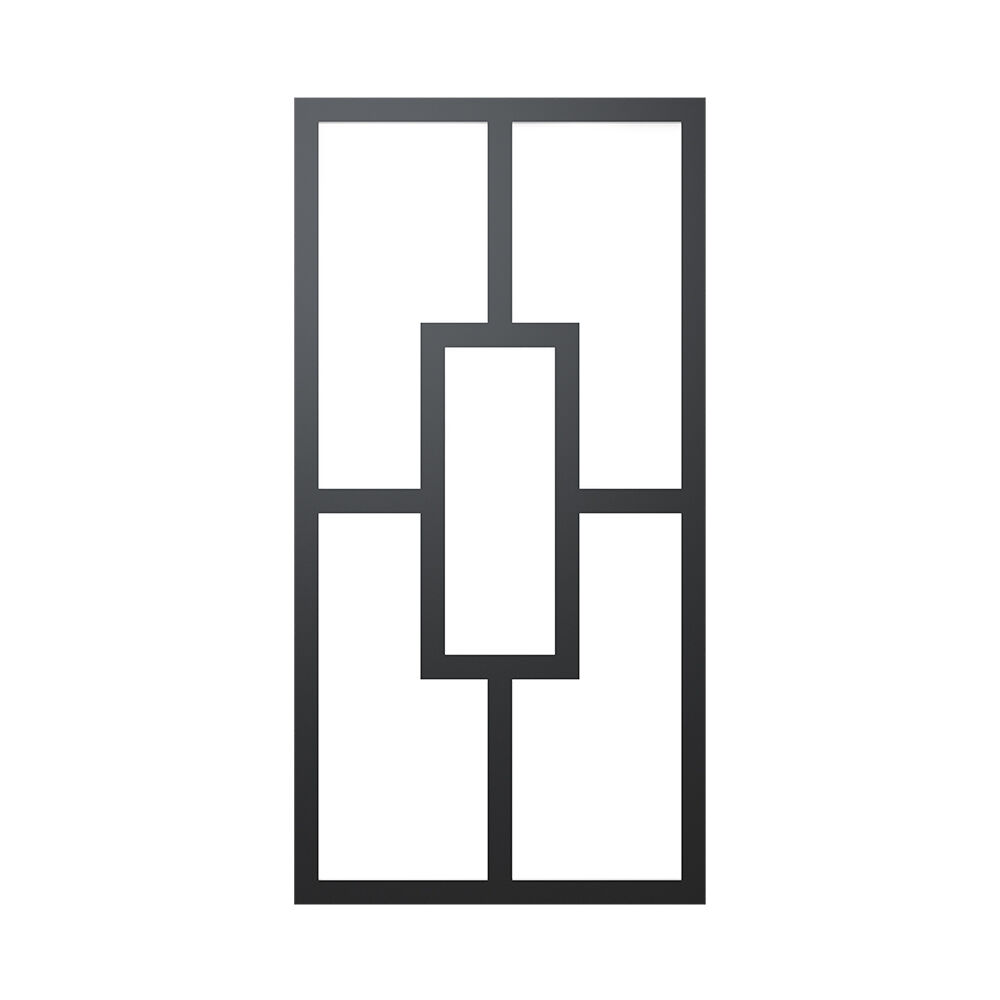 Braytron VENETO A Rectangle Black 10W 3IN1 IP44 Wall Light