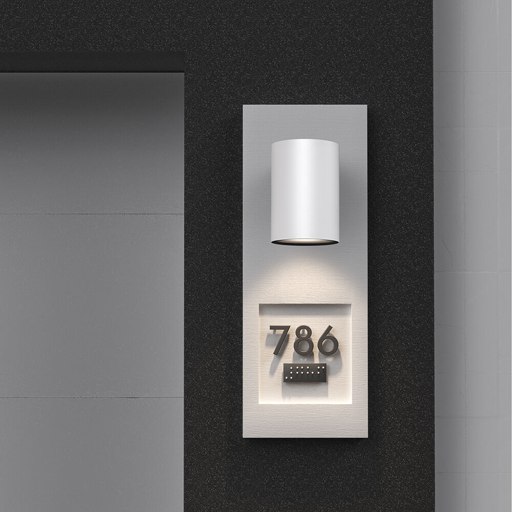 Braytron 1x9W Wall Light VEKTA White 3IN1 CCT IP65