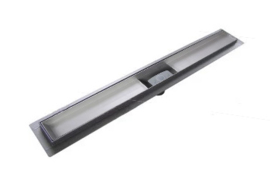 Titan 50DF RVS Drain / Douchegoot 50 cm + Flens (BODY) Onder-uitlaat