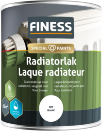 FINESS Radiatorlak Acryl 0,75L Wit 1410 Bi