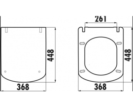 Creavit Elegant KC1103 Softclose WC zitting