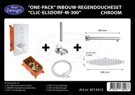 Best Design One-Pack Inbouw-Regendoucheset Clic-Elsdorf-M-300 4014410