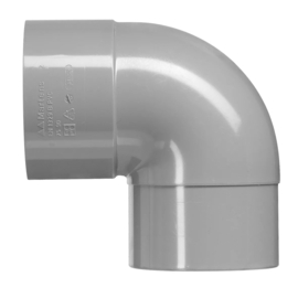 MAKU PVC Lijmbocht M/S 90° Ø 40mm 52898