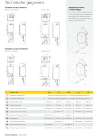 Remeha Calenta ACE 40C CW5 (A-label) + Ketelaansluitset