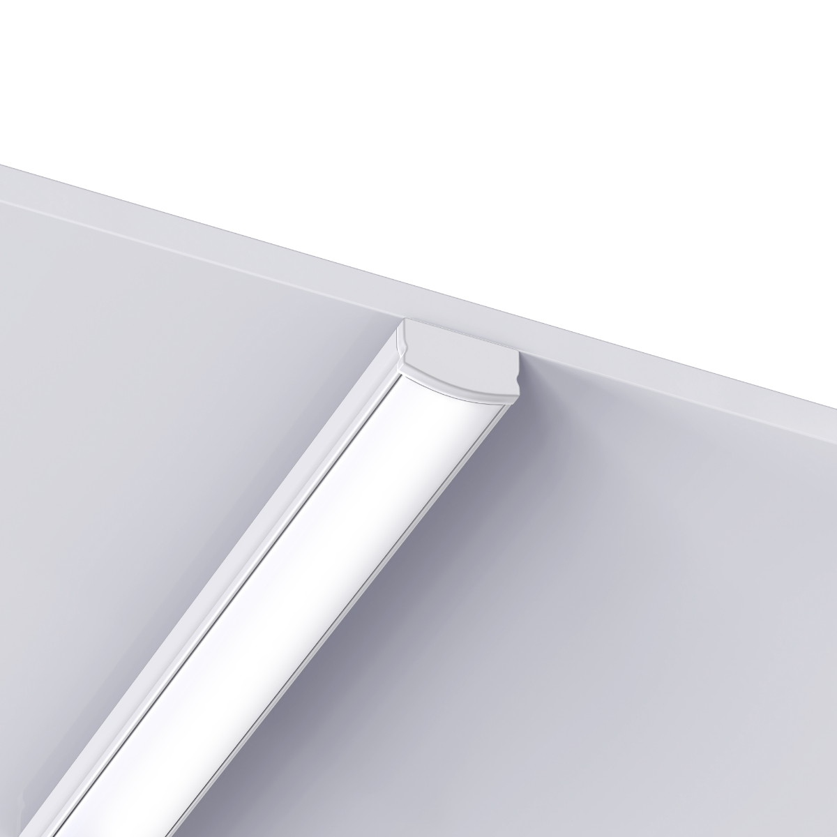 Leddle 2m LED Profile Surface WHITE ALU-LDP