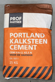 Portland Kalksteen Cement || /A-L 42,5 N 25 KG