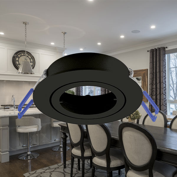 Braytron MITTO ROUND Black IP20 Spotlight Fixture