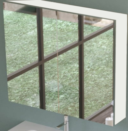 Wome Evora Wit Spiegelkast 65x66 cm