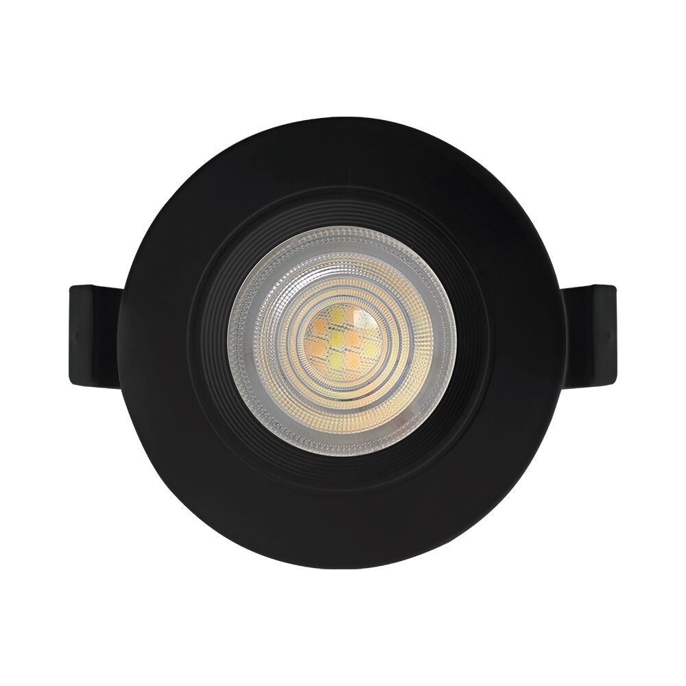 Braytron 7W G3 ROUND BLACK IP54 3IN1 LED Downlight