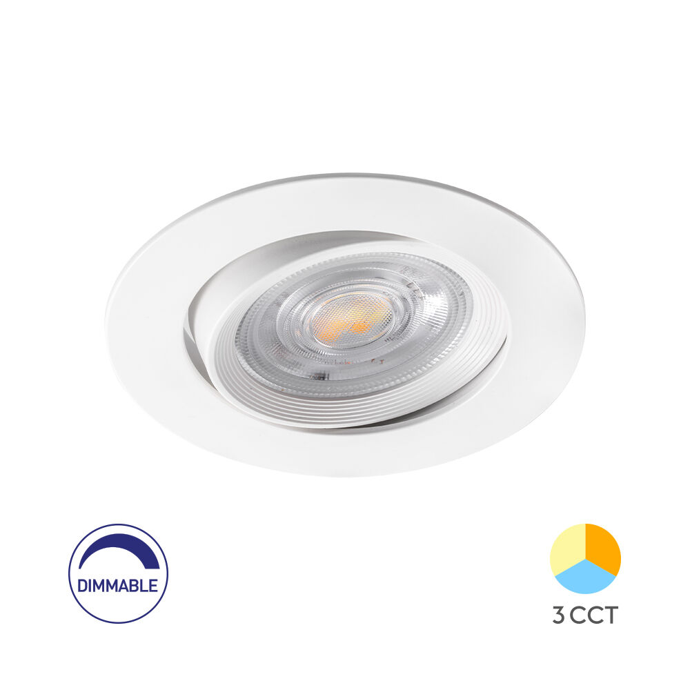 Braytron SPOTLED G3 7W RND WHT 3IN1 DIM LED Spotlight