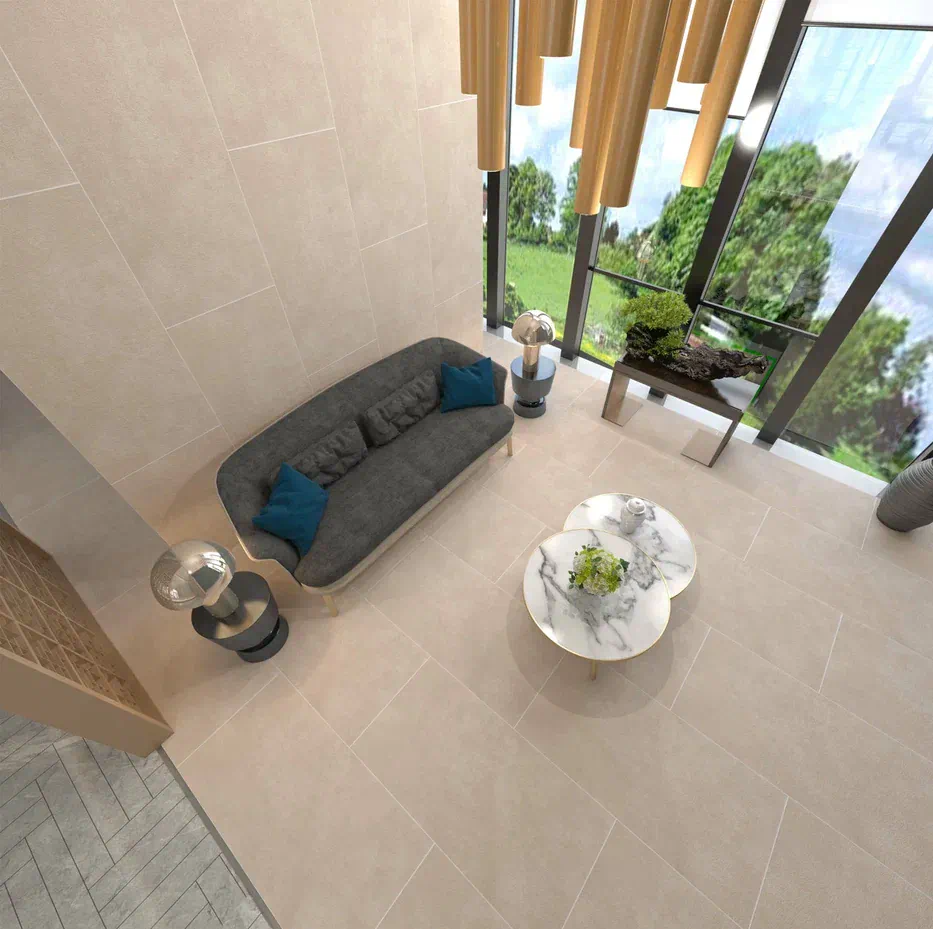 Titan BEIGE Mat Vloertegel 60x120cm