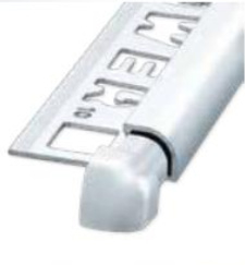 NOZOX Bullnose Hoekstuk  Alu chrome 12.5mm 2x OX-P003100131