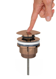 Best Design Dijon Clic-Waste Zonder Overloop 5/4 Sunny Bronze 4013550