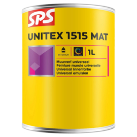 SPS Unitex Muurverf 1515 1 L WIT