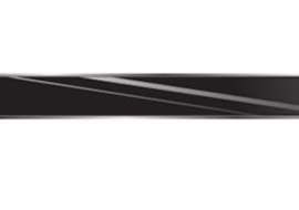 C17 GLASS Zwart 50cm Rooster voor douchegoot