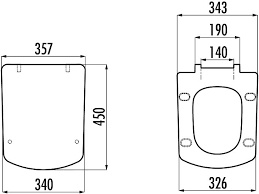Creavit KC1603 LR Lara Softclose WC zitting