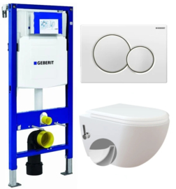 Geberit UP320 Inbouwreservoirset FE321 400 Bidet +  Kraan