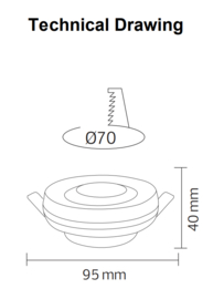 Horoz AZER-1 GU10 Gold