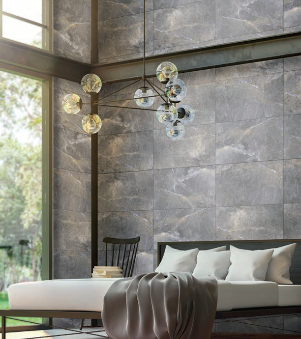 Alanya ANTHRACITE Polished Vloertegel 60x120cm