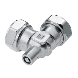 Bonfix Knie Ontluchter 15 x 15 mm. Knel Vernikkeld 82770AN