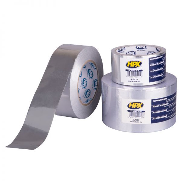 HPX Aluminium Tape Zilver 50mm x 50m AL5050