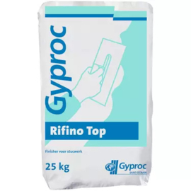 Gyproc Rifino Top Finisher 25 KG WIT