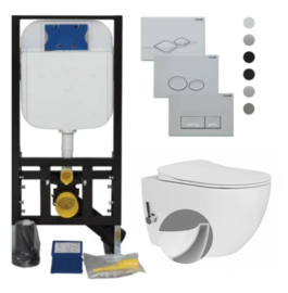 Creavit Inbouwreservoirset FE322 400 Bidet + Kraan