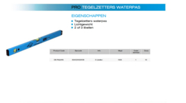 OX Pro Tilers Level 3 Vial - 1500mm OX-P023115