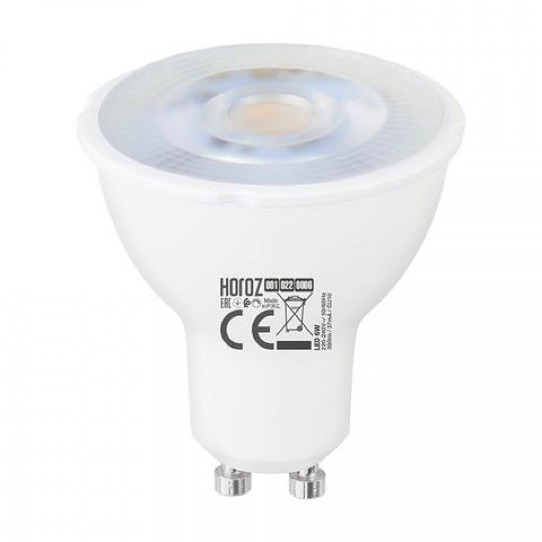 Horoz Vision Led spot GU10 6W 3000K Dimbaar