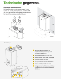 Remeha Tzerra Ace MATIC 35C CW5 HR Combi (A-label) + Ketelaansluitset 18L