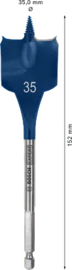Bosch Expert Self Cut Speedboor 35 x 152mm 2608900327